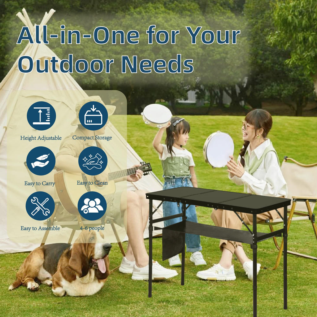 3 ft Folding Camping Table Y49667