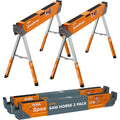 2 Pack Adjustable Folding Heavy Duty Sawhorse M48574