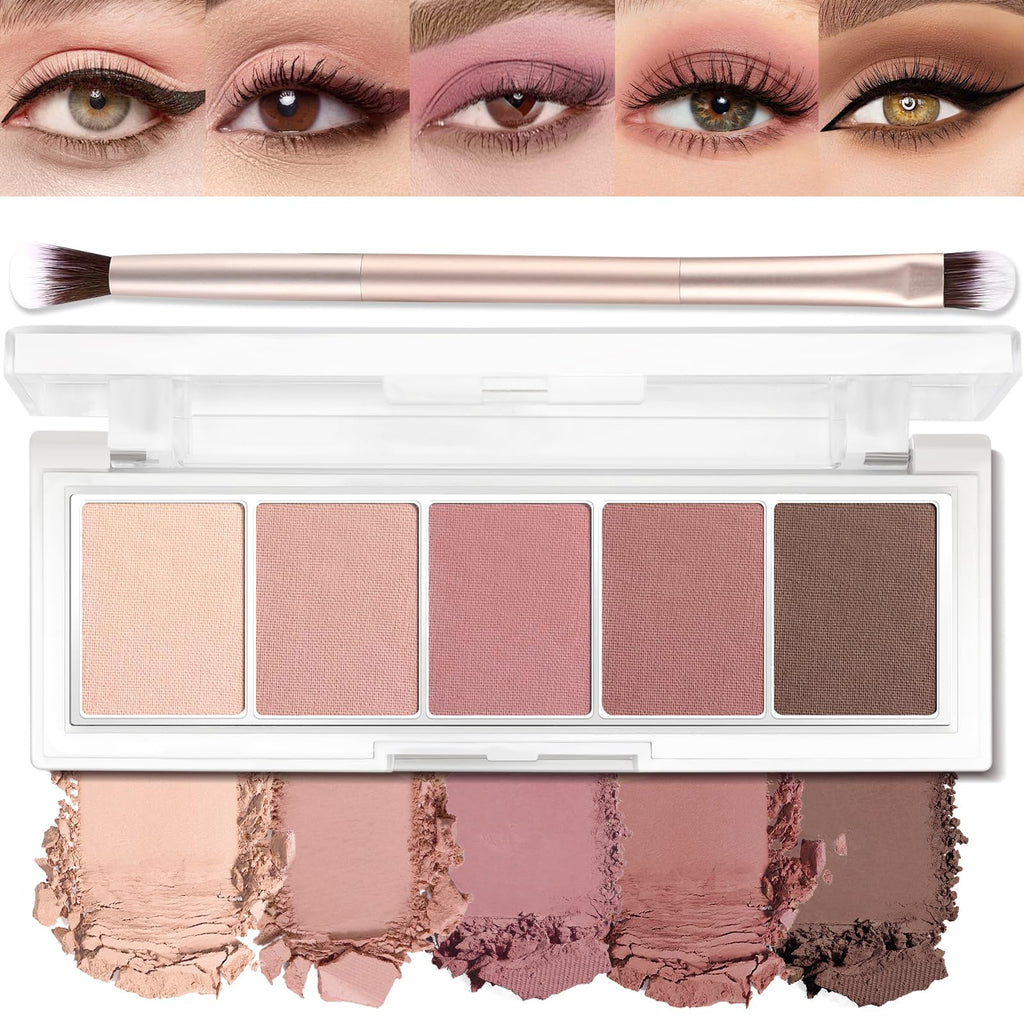 5 Colors Matte Eyeshadow Palette A4235