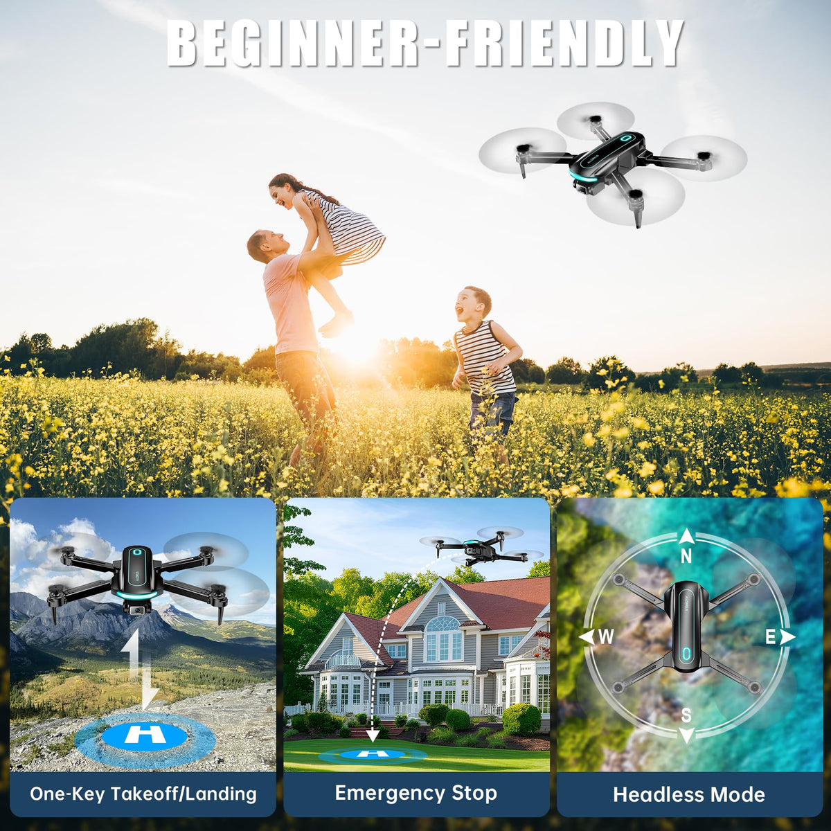 1080P HD Foldable Drone G785