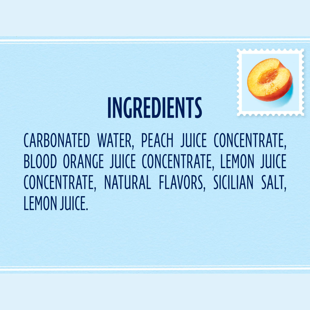 Peach Sparkling Water 24 Pack M531