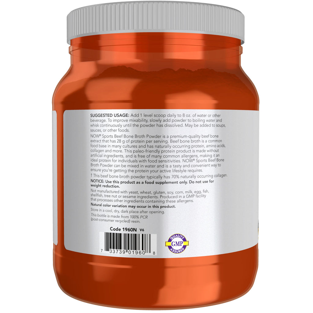 Beef Bone Broth Powder 1.2 lbs Y925