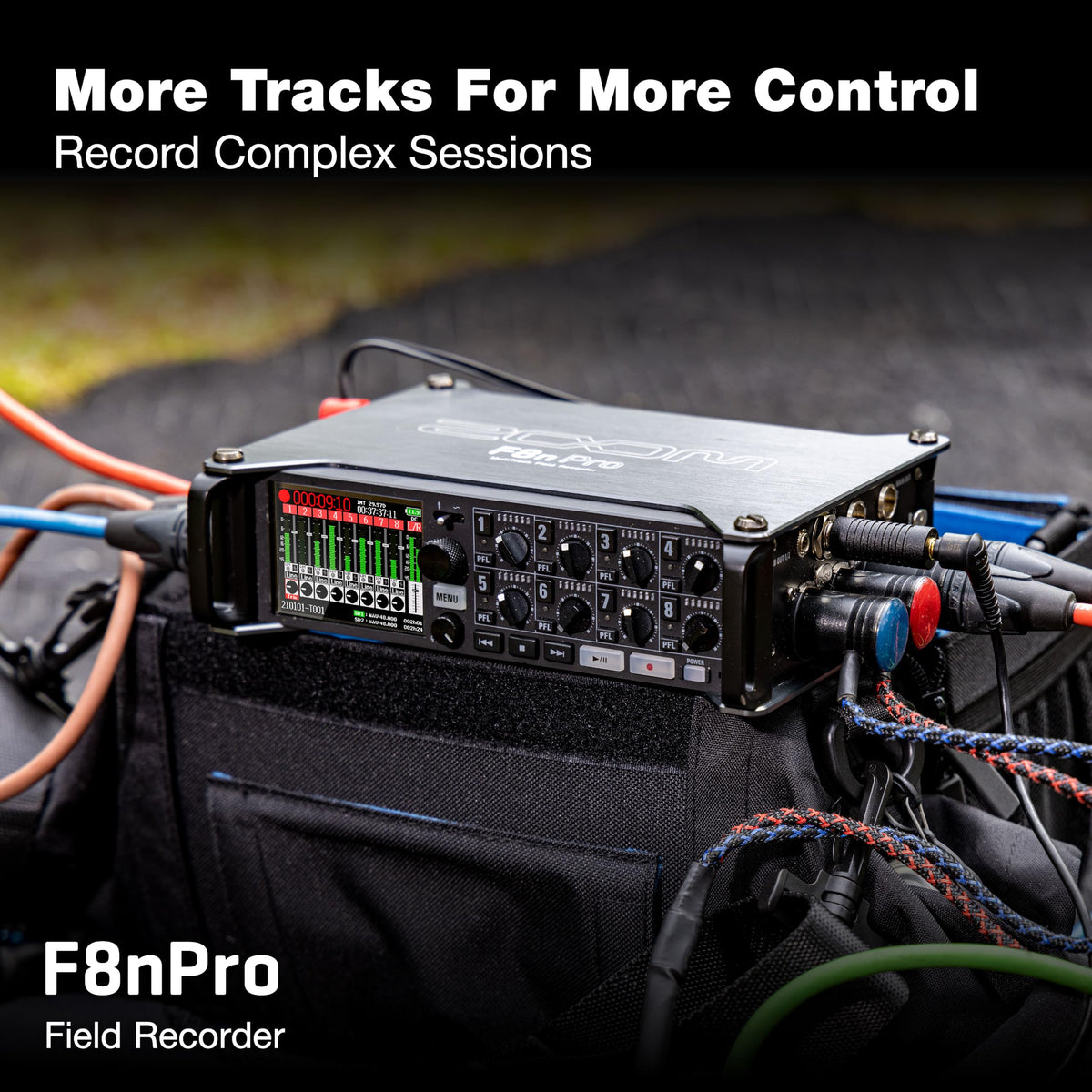 Field Recorder with 8 Inputs & 10 Tracks I6672