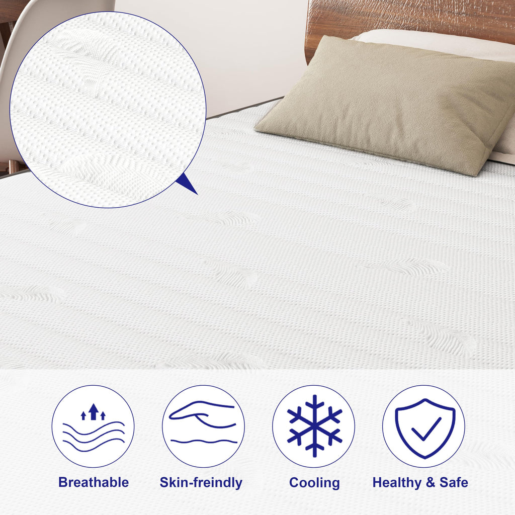 10 Inch Full Size Medium Firm Hybrid Mattress Y1780