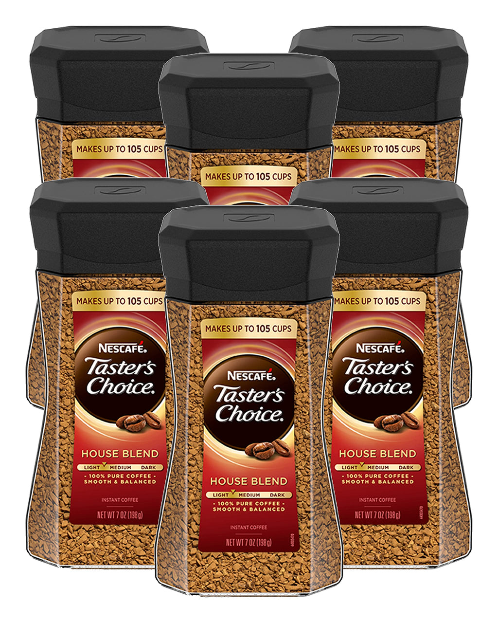 Instant Coffee 7 Ounce (Pack of 6) V63531