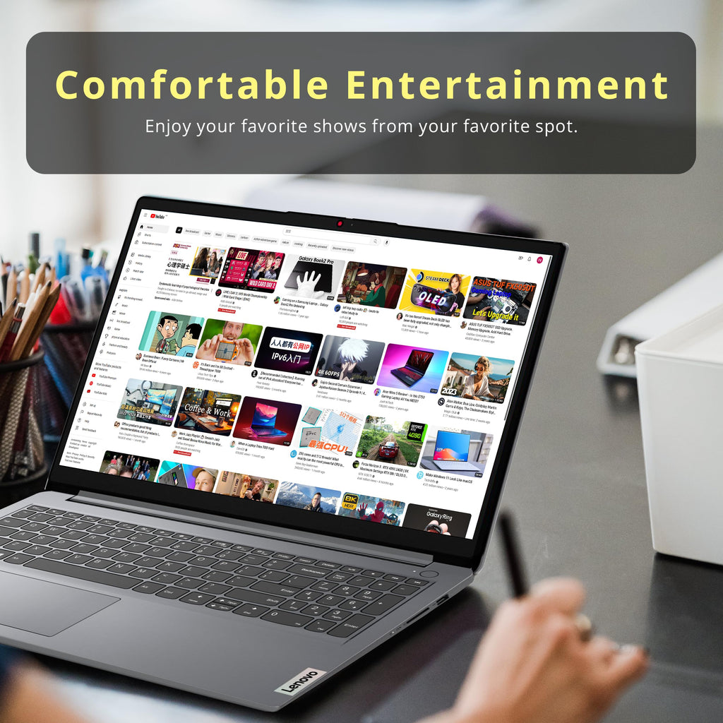 15.6" FHD Touchscreen Laptop, Intel i3, 8GB RAM, 416GB Storage, Gray G449552