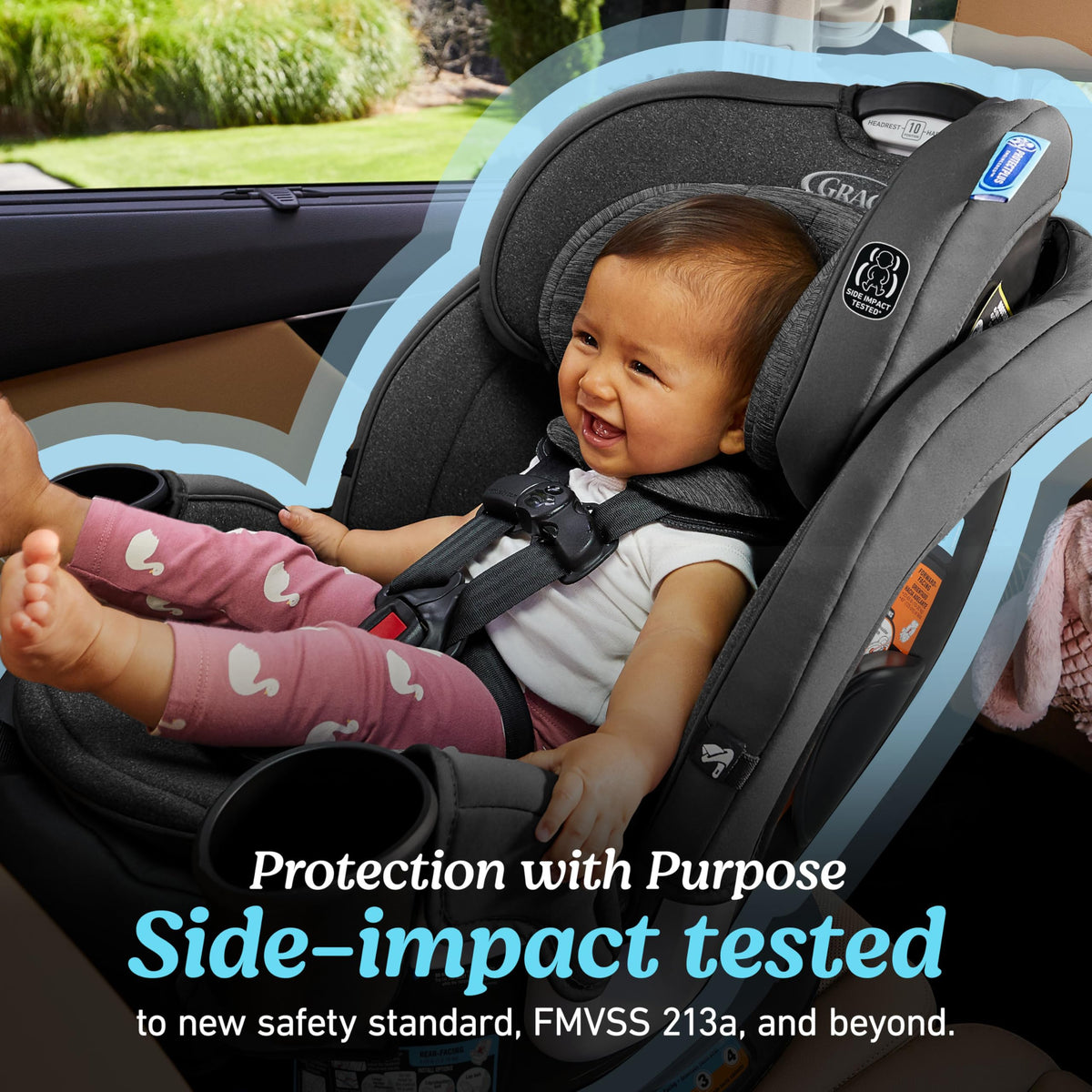 3-in-1 Rotating Convertible Car Seat D29113